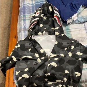 Bape Zip up hoodie size large